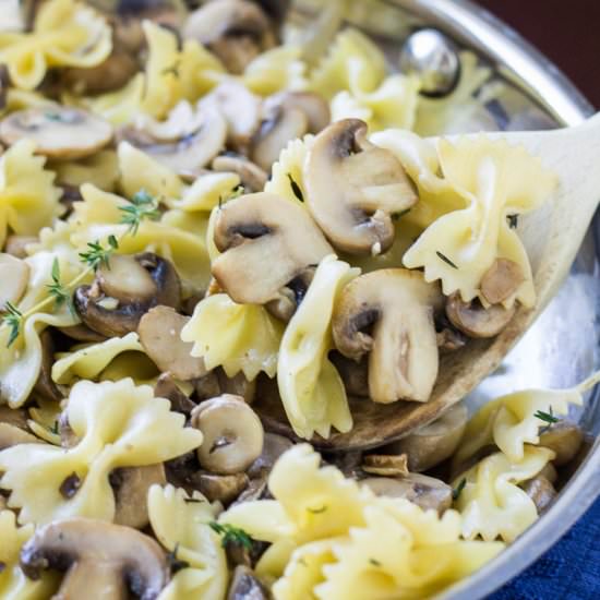 Easy Mushroom Pasta - Recipe photo by culinaryhill