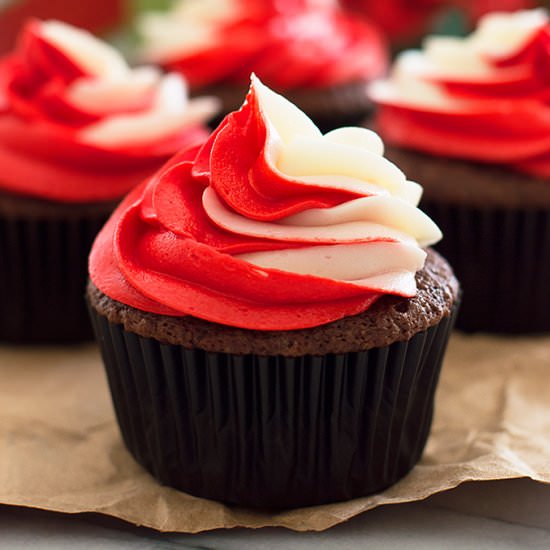 Small-batch Chocolate Cupcakes - Recipe photo by BakingMischief