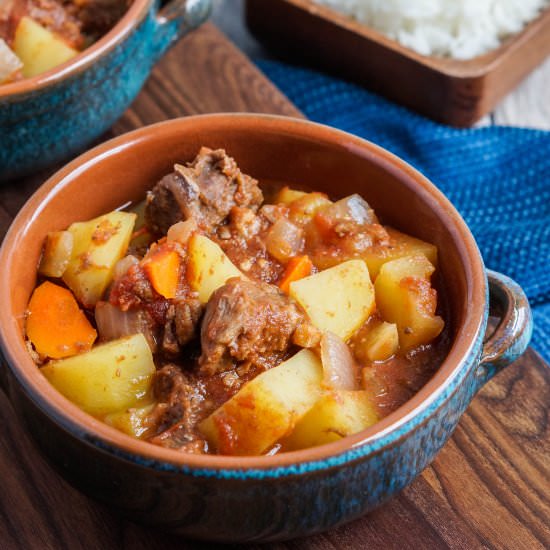 Mechadong Baka - Recipe photo by TaraMar