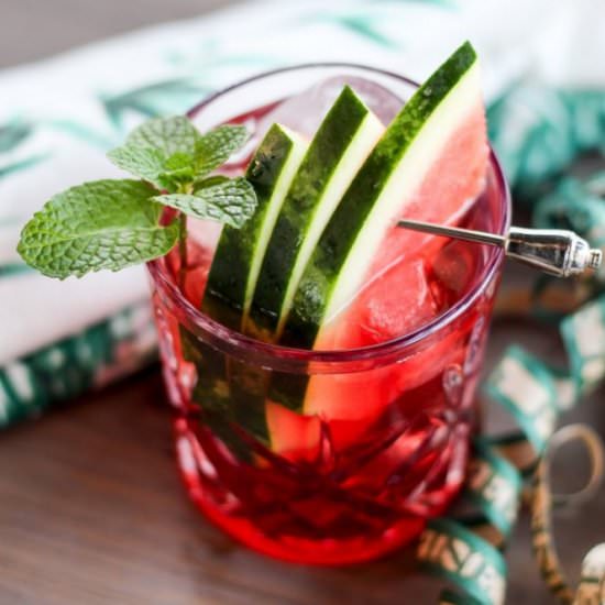 Watermelon Cherry Mocktail - Recipe photo by SlapDashMom