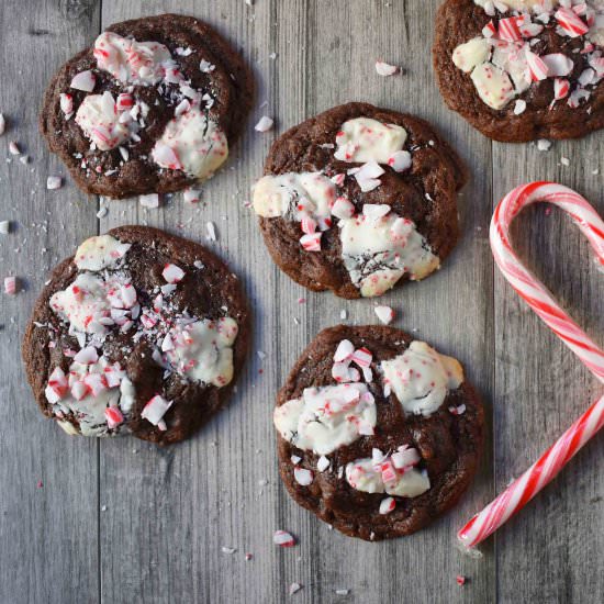Chocolate Peppermint Cookies - Recipe photo by Modern Honey