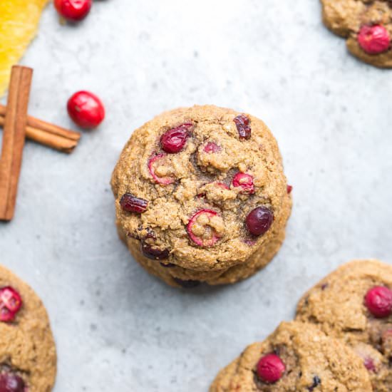 Cranberry Orange Cookies - Recipe photo by bakerita