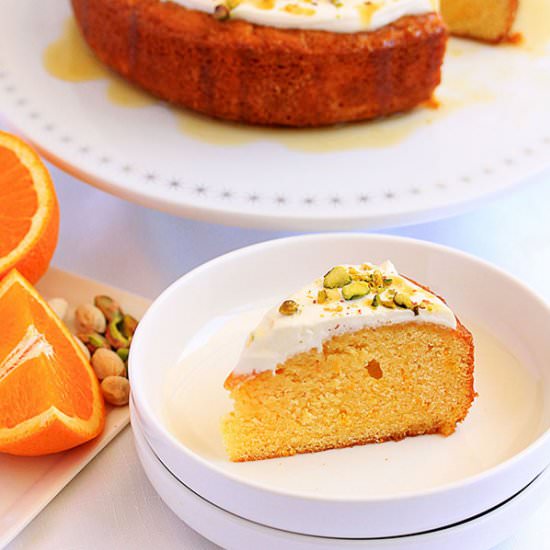 Orange Semolina Cake with Yoghurt - Recipe photo by sugarsaltmagic