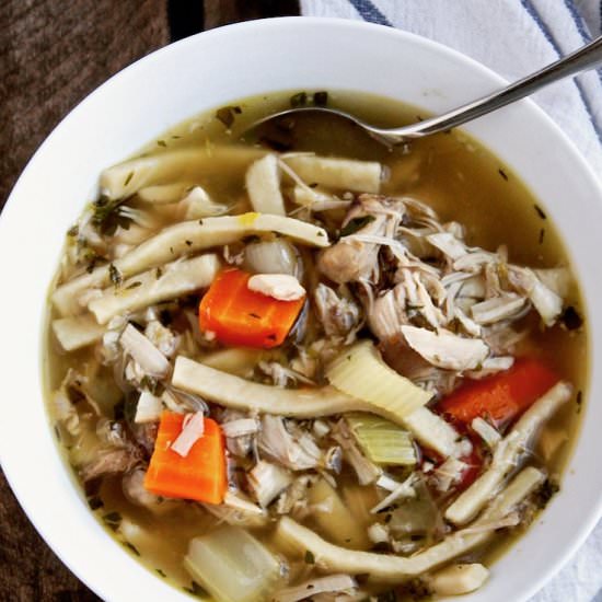 Turkey Noodle Soup - Recipe photo by the hungry bluebird