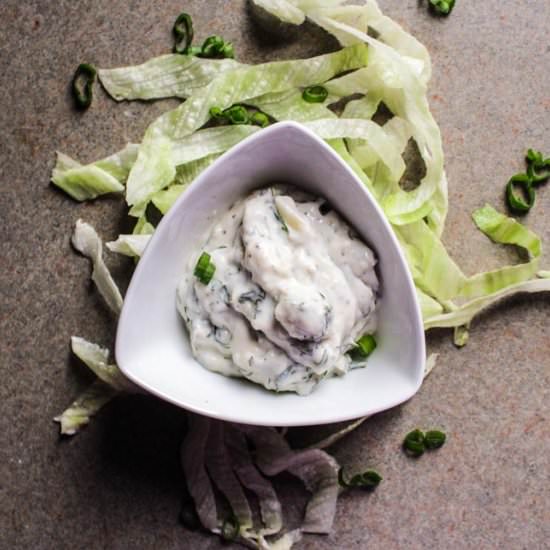 Healthy White Wrap Sauce - Recipe photo by Lisa G Cooks