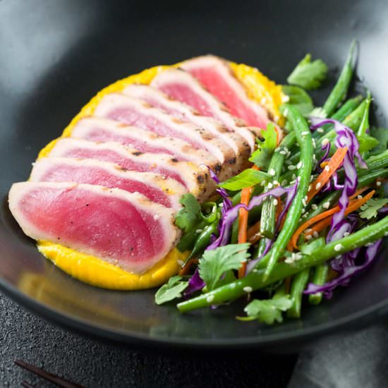 Seared Ahi Tuna - Recipe photo by Jessica Gavin