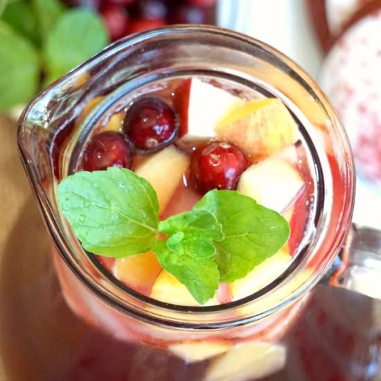 Sparkling Cranberry Sangria - Recipe photo by thetypicalmom