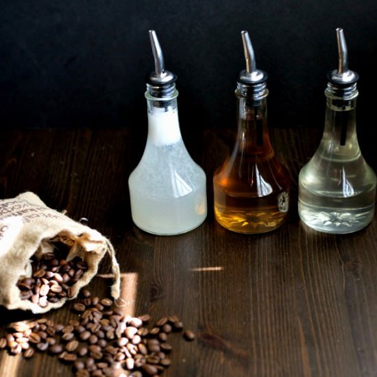 Homemade Flavored Coffee Syrups - Recipe photo by thedomesticdietitian