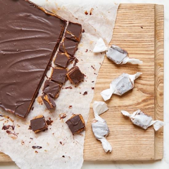Chocolate Almond Butter Fudge - Recipe photo by madeleineshaw