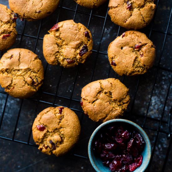 Cranberry Almond Paleo Cookies - Recipe photo by foodfaithfitness