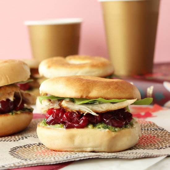 Leftover Bagel Sandwiches - Recipe photo by GlitterandBubbles