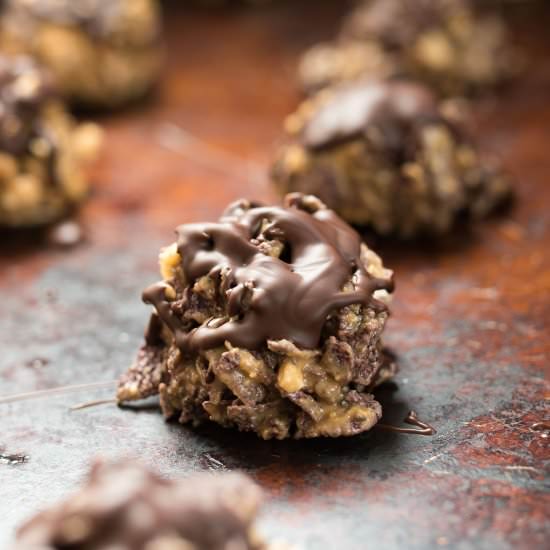 Chocolate Peanut Butter Bites - Recipe photo by nutritiouseats