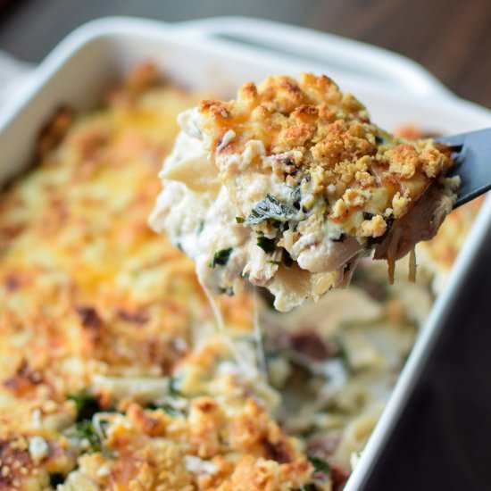Chicken Bacon Ranch Kale Casserole - Recipe photo by projectmealplan