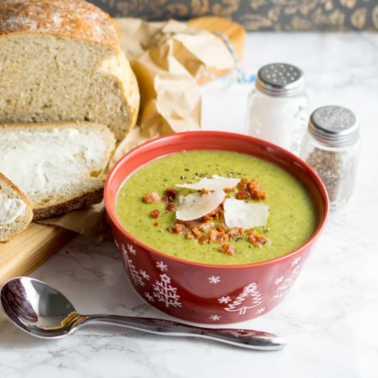 Instant Pot Broccoli & Bacon Soup - Recipe photo by JoJoNookAndCranny