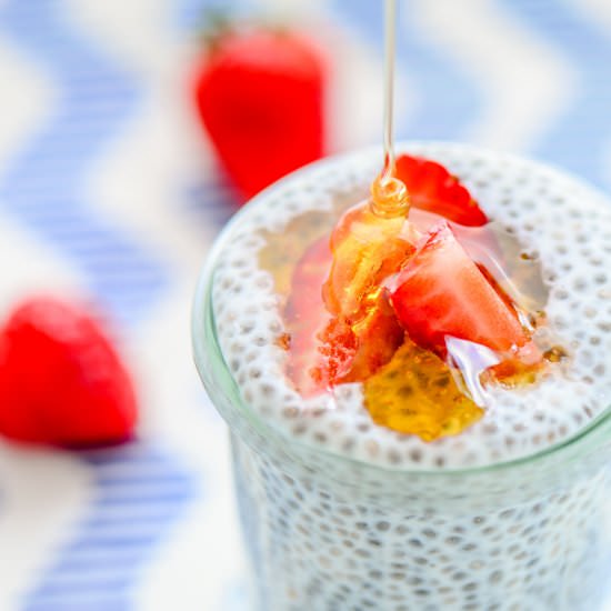 Chia Seeds Pudding - Recipe photo by secondrecipe