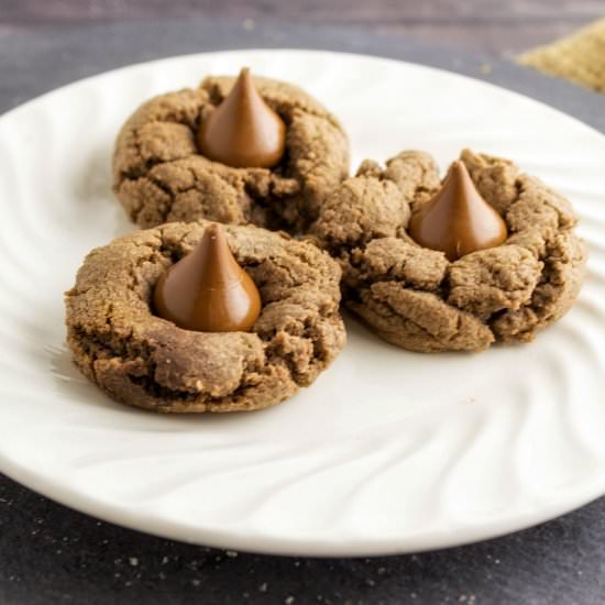 Chocolate Cookie Butter Blossoms - Recipe photo by seductioninkitchen