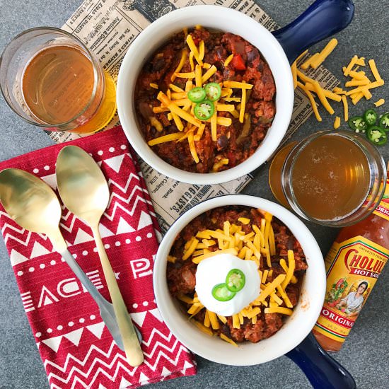 Cold Weather Chili - Recipe photo by oursavorylife