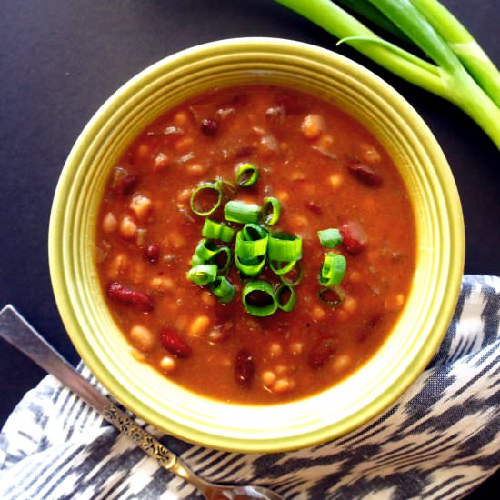 Healthy Baked Beans Soup - Recipe photo by spill the greens