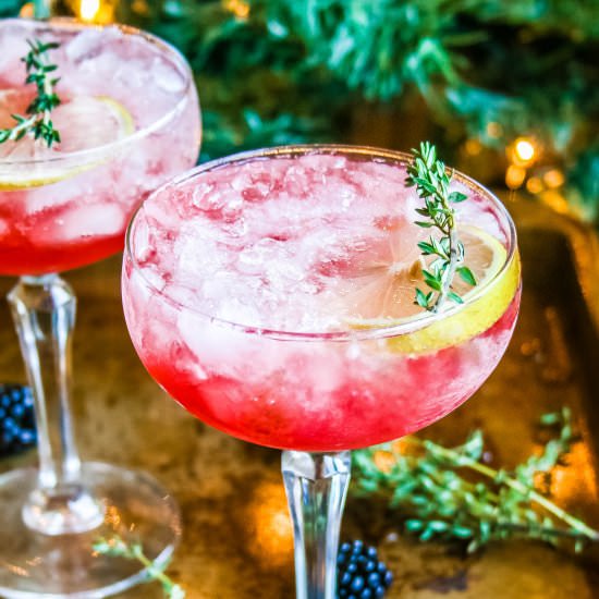 Blackberry + Bourbon Cocktail - Recipe photo by aflavorjournal
