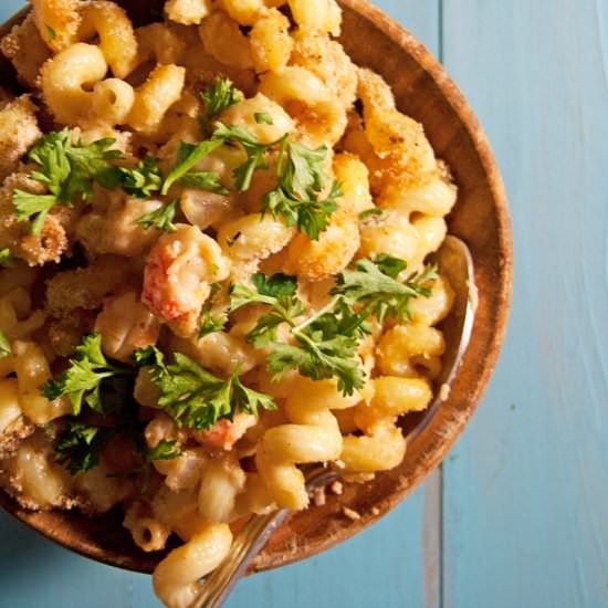 Baked Crawfish Mac and Cheese - Recipe photo by thecharmingdetroiter