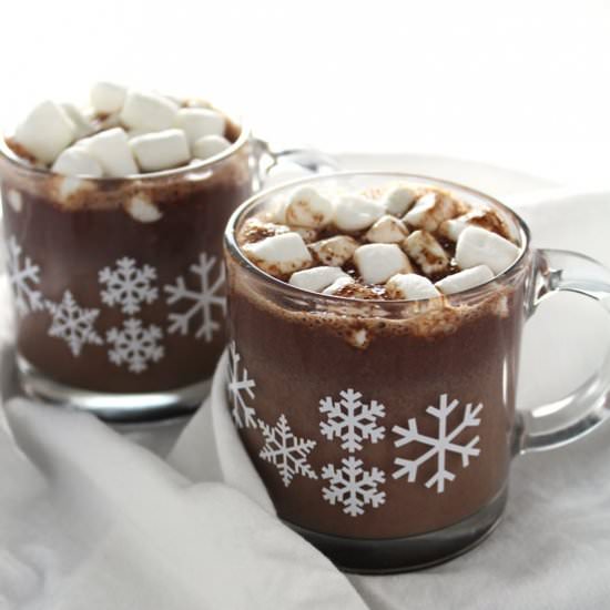 Classic Homemade Hot Chocolate - Recipe photo by AimeeMarsLiving
