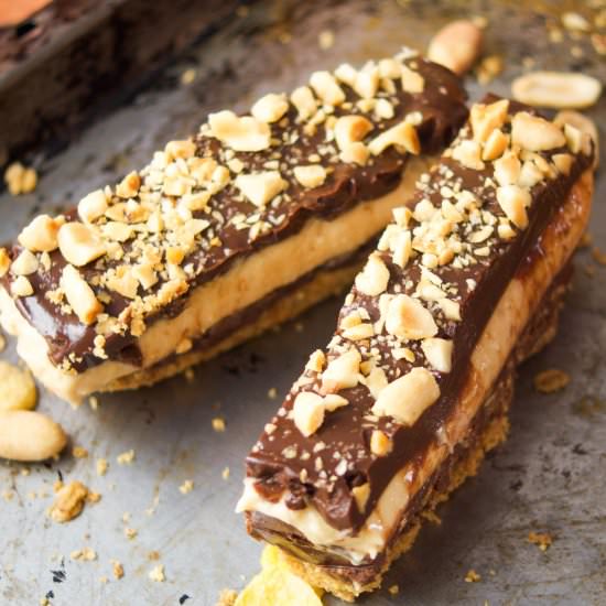 No Bake Chocolate PB Bars - Recipe photo by tiffanybendayan