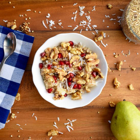 Buckwheat Pear Porridge - Recipe photo by earthpoweredfamily