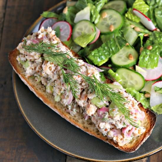 Smoked Trout Tartines - Recipe photo by lifeloveandgoodfood