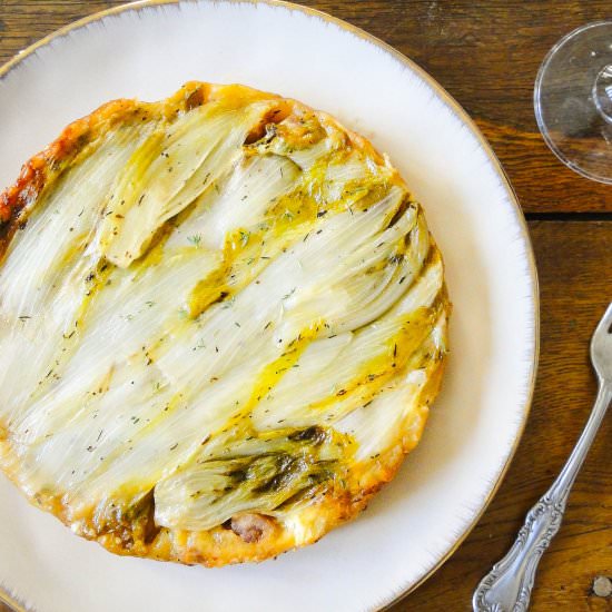 Endives & roquefort tarte Tatin - Recipe photo by sabine@mamangerie