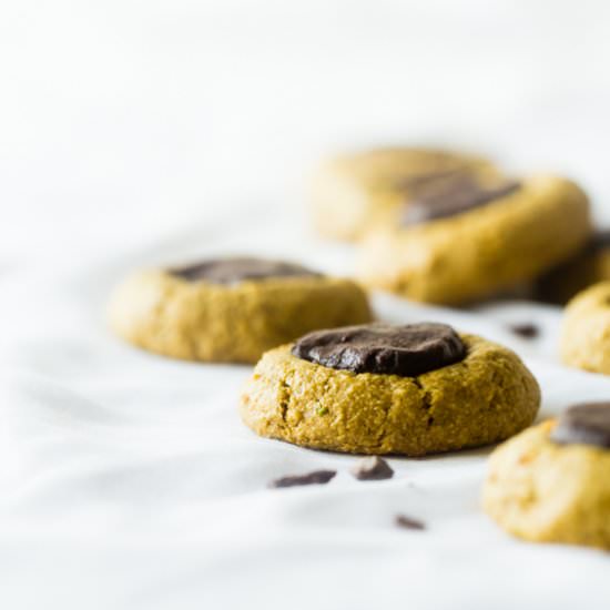 GF Mint Chocolate Truffle Cookies - Recipe photo by foodfaithfitness