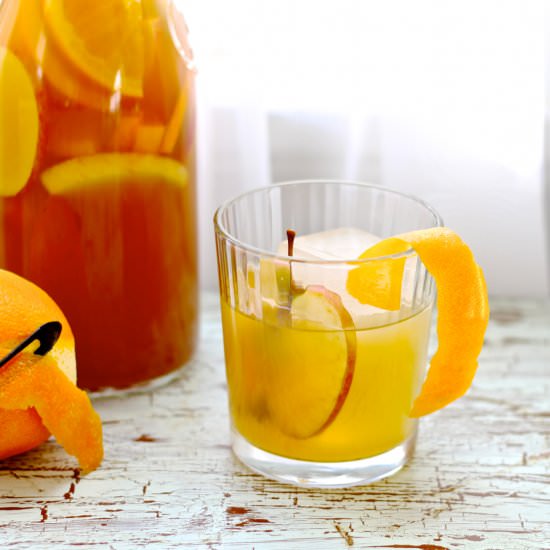 Apples and Oranges Cocktail - Recipe photo by the good eats co