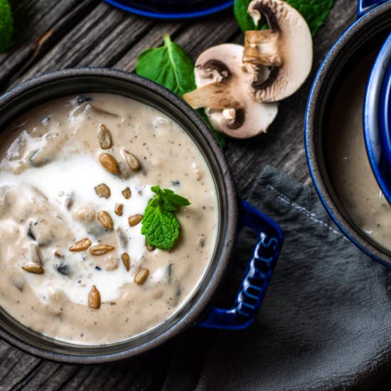 Cream of Mushroom Soup - Recipe photo by cookiesforengland