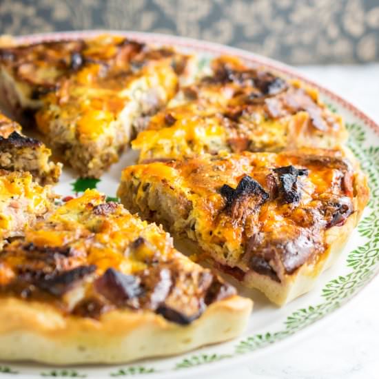 Christmas Leftovers Quiche - Recipe photo by JoJoNookAndCranny