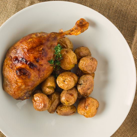 Duck Fat Roasted Potatoes - Recipe photo by glebekitchen
