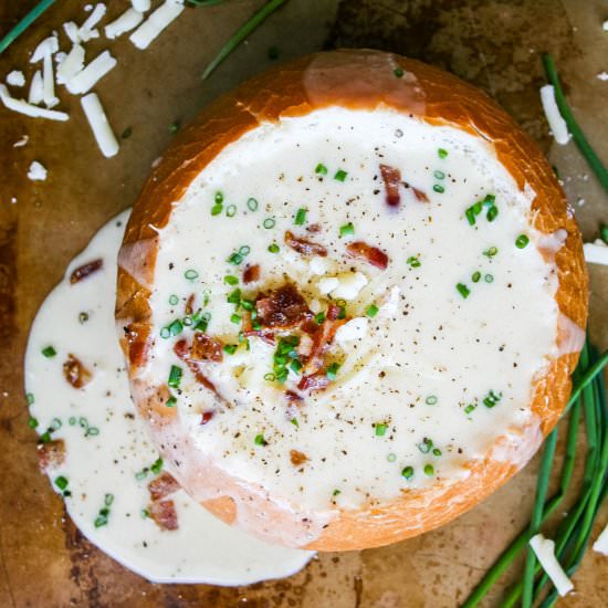 Spicy Cheddar Beer Cheese Soup - Recipe photo by aflavorjournal