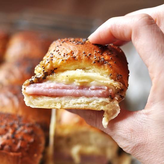 Ham and Cheese Hawaiian Rolls - Recipe photo by Mighty Mrs