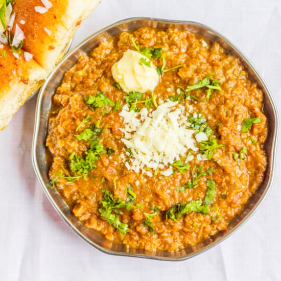 Pav Bhaji - Recipe photo by KaliMirchbysmita