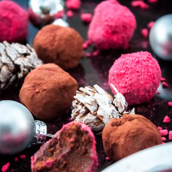Chocolate Cherry Schnapps Truffles - Recipe photo by cutieandpie