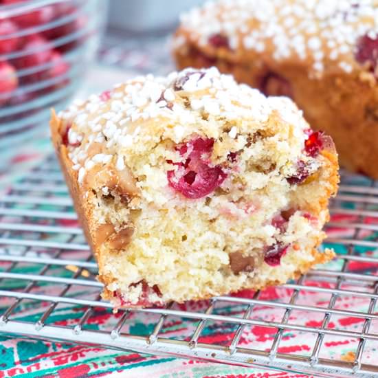 Cranberry Walnut Bread - Recipe photo by ebrees
