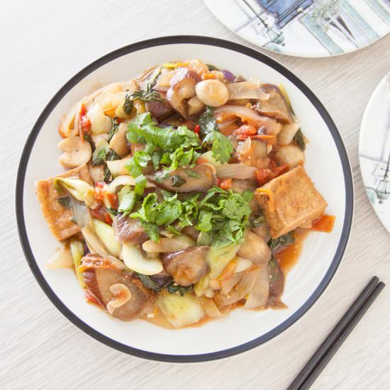Eggplant and Tomatoes Stir-Fry - Recipe photo by foodmakesmehappy