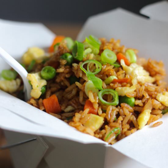 Vegetable Fried Rice - Recipe photo by Spice the Plate