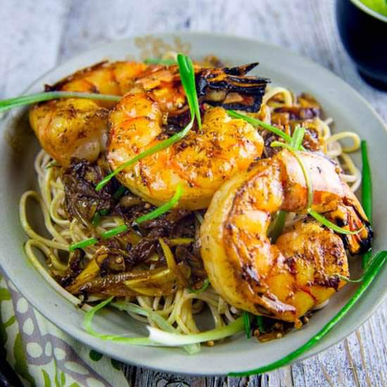 Grilled Vadouvan Curry Shrimp - Recipe photo by TheBBQBuddha