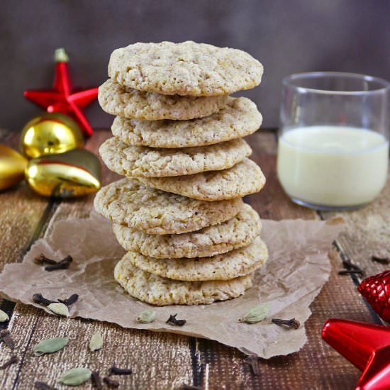 Eggnog Cardamom Cookies - Recipe photo by SavorySpin