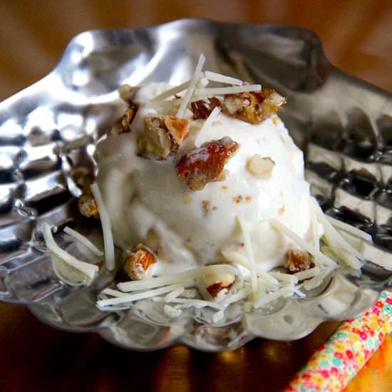 Gelato Parmigiano & Croccante - Recipe photo by Ale Gambini