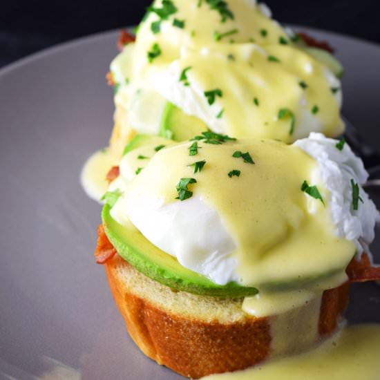 Eggs Benedict with Avocado Recipe - Recipe photo by Kitchen Swagger