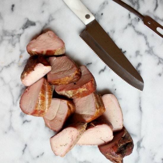 Smoked Pork Tenderloin - Recipe photo by twoplacesatonce