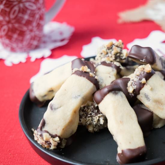 Chocolate Chip Cookie Logs - Recipe photo by A Sweet Little Life