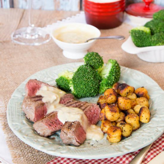 Stilton Steak Sauce - Recipe photo by Fuss Free Flavours