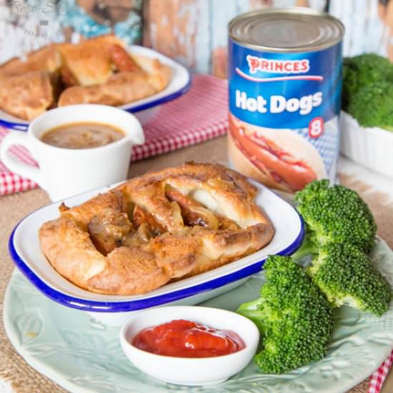Hot Dog Toad in a Hole - Recipe photo by Fuss Free Flavours