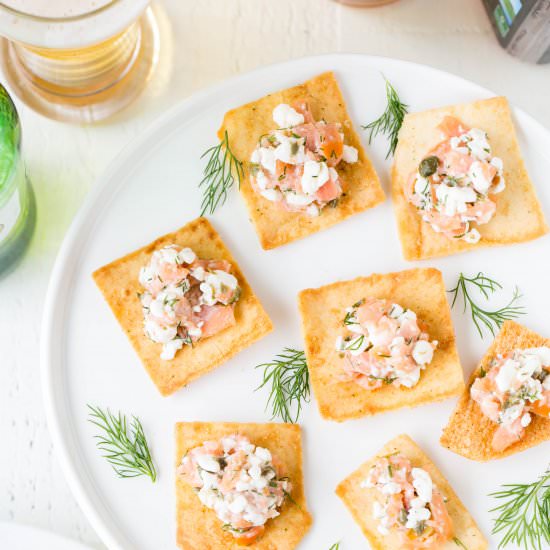 5-Ingredient Smoked Salmon Bites - Recipe photo by Shineshka